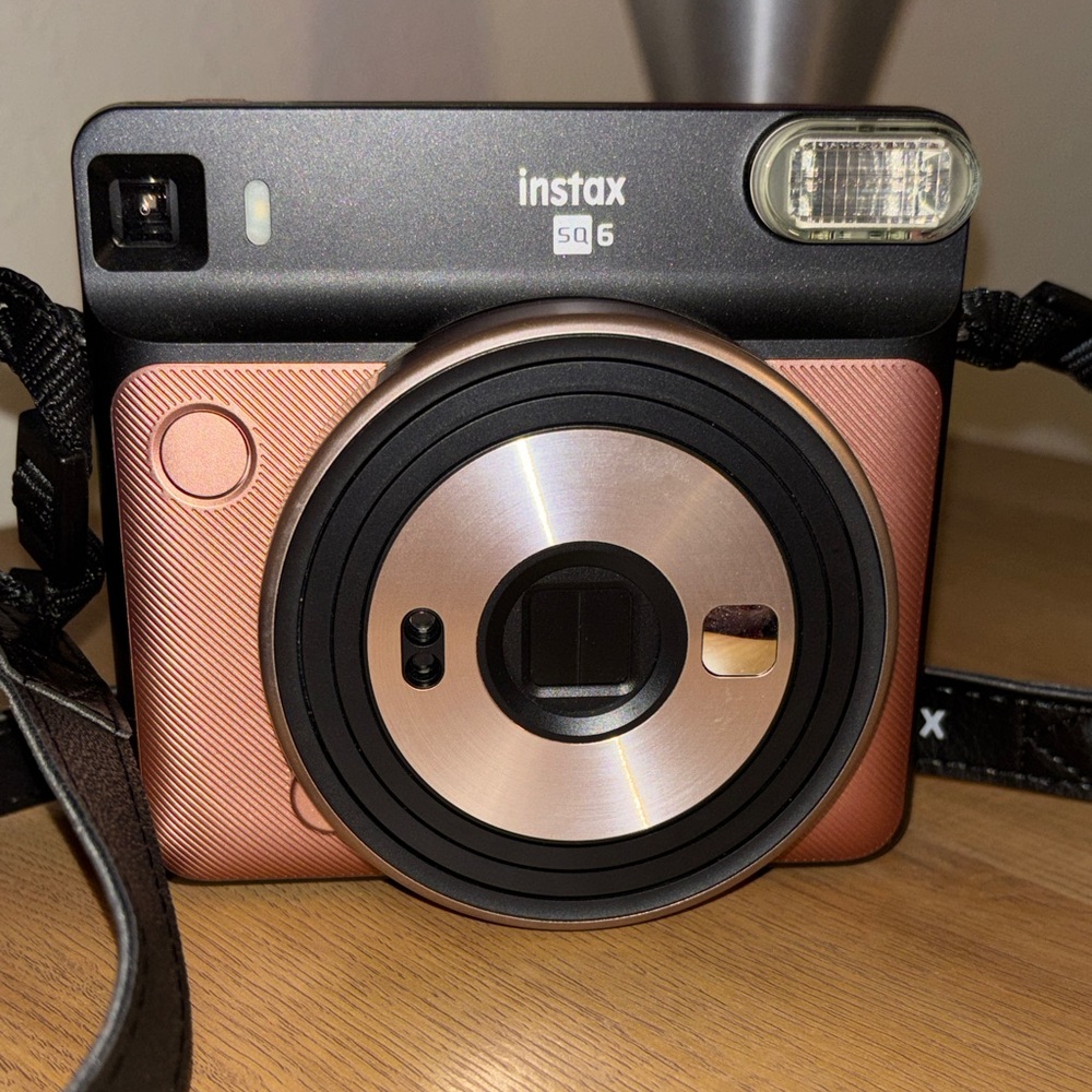 Instax SQ6 Instant Camera - Copper/Rose Gold Color